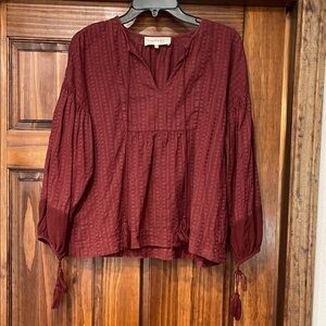 The GREAT Boho tassel top size 1
